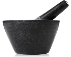 Boska Vijzel Herbs - Graniet - Met stamper - Zwart - Ø 17,5 cm