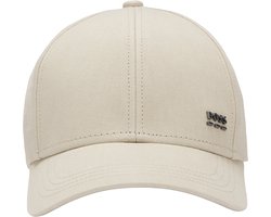 BOSS pet metalen logo - beige
