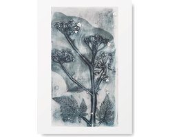 Botanische Kunst Poster - Fluitekruid -A4 Formaat - Kunst aan de muur - Wanddecoratie - VT Wonen - Woonaccessoire - Decoratie - Relatiegeschenk - van Natuurlijk Angelart