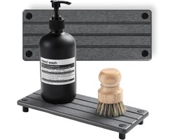 BOTC Diatomiet Onderzetters - Waterabsorberende steen - Gebruikt voor Handzeep & Planten & Toiletartikelen - Rechthoek - 1 stuk