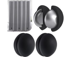 BOTC Douchegordijn gewichtjes - Set van 4 paar - Extra sterke verzwaarders - Douchegordijngewichten - Zwart