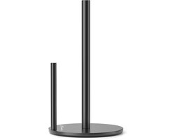 BOTC Keukenrolhouder - Keukenrol houder Staand - Rollenhouder Metaal- Zwart