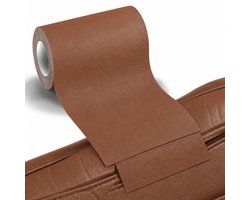 BOTC Leer Reparatie Tape - 7.6x152cm - Zelfklevende PU Leer - voor Bank, Stoel, Autozit & Meubels - Waterdicht & Slijtvast - Lichtbruin
