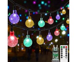 BOTC Lichtsnoer - 15 Meter - 50 LED - Lichtslinger - Afstandbediening – Fairy Lights – Lampjes Slinger – Netstroom - Multicolour