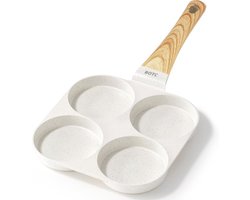 BOTC Pannenkoekenpan - Pancake Pan - Omeletpan - Omeletmaker - Anti aanbak - 4 vakjes