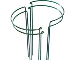 BOTC Plantensteunen 4 Stuks – Steunpalen voor Tuin 25 x 60 cm – Groene Plantenhouders