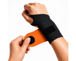 BOTC Polsbrace - Voor Rechts & Links - One Size - Polssteun - Polsbandage - 1 stuk - Zwart