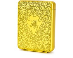 BOTC Sigarettendoosje - Sigaretten Case - koper - 18-20 Sigaretten - Sigarettenhouder –Sigaretten box – Goud