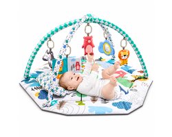 BOTC Speelkleed Baby - 3 in 1 Babyspeelmat - Babygym - Speelmat - 0-18 maanden - Baby Speelgoed - Jungle