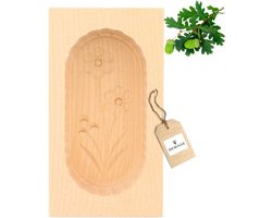 Boter Vorm voor 125 g Boter, 14 cm, Handgemaakt in Duitsland, Boter Mould voor Decoratie, Vierkante Vorm, Boter Model van Inheems Esdoornhout