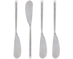Botermessen Daily zilver - 4 stuks