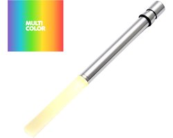 Bottlelight Wijnfles Verlichting – Aluminium – 100 branduren, AA Batterij & Draadloos – MultiColor – Tafellamp binnen – Tafellamp buiten – Tafelverlichting – Tafelversiering – 25CM