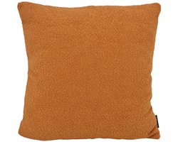 Bouclé Cognac Kussenhoes | 45 x 45 cm | Polyester