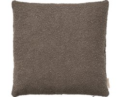 Boucle Kussenhoes Espresso | Bruin | Polyester / Acryl