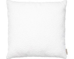 Boucle Kussenhoes Lily White | Wit | Polyester / Acryl