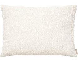 Boucle Kussenhoes Moonbeam | Ivoor / Beige | Polyester / Acryl