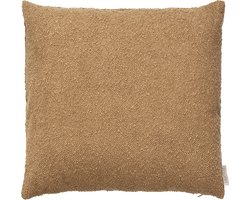 Boucle Kussenhoes Tan | Bruin | Polyester / Acryl