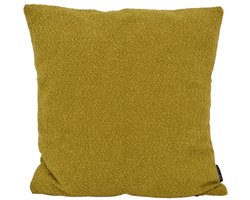 Bouclé Mosterd Kussenhoes | 45 x 45 cm | Polyester