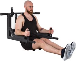 Bouncer multigym optrek- en dipstation vloerstation 200 kg staal