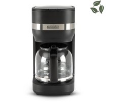 Bourgini Elements Koffiezetapparaat – 1,5L (10-12 Kopjes) - Warmhoudplaat - Automatische Uitschakeling - Vaatwasserbestendig - GRS gecertificeerd gerecyclede materialen
