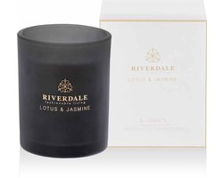 Boutique Geurkaars in pot Lotus & Jasmine 10cm wit