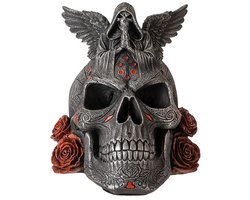Boutique Trukado - Gothic Schedel The Dead Skull - 15 x 14 x 16 cm