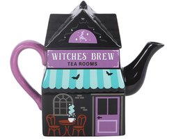 Boutique Trukado - Something Different - Witches' Brew Tea Room-Theepot - (hxbxd) ca. 20,6 cm x 24 cm x 9,2cm