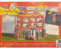Bouw je eigen Bank in 3D met dag en nachtzijde - Kid Playworld