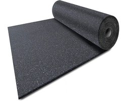 Bouwbeschermingsmat van Rubbergranulaat | Antislip, UV-bestendig en Waterdoorlatend | Voor Binnen en Buiten | 100 x 62,5 x 0,5 cm