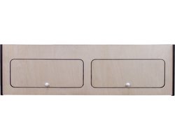 Bovenkasten voor een Camperbusje met Zwarte Strook – 120cm x 35cm x 35cm