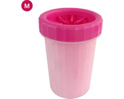 Bovista Hondenpoten Reiniger - Hondenpoten Schoonmaken - Honden Verzorging - Potenreiniger Hond - Poot Reiniger - Draagbaar - Roze - Maat M