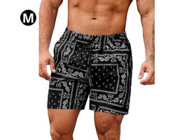 Bovista Zwembroek Heren - Zwem Broek Mannen - Badkleding - Zwemmen - Jongens - Swimming Shorts - Zomerbroek - Met Zakken - Zwart - Maat M