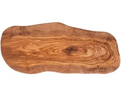 Bowls and Dishes Pure Olive Wood olijfhouten Borrelplank | Tapasplank | Serveerplank 50 t/m 55 cm | cadeautip!