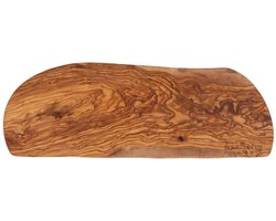 Bowls and Dishes Pure Olive Wood olijfhouten Borrelplank | Tapasplank | Serveerplank 55 t/m 60 cm | cadeautip!