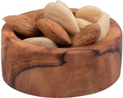 Bowls and Dishes Pure Olive Wood olijfhouten schaal laag Ø 6 cm | cadeautip!