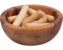 Bowls and Dishes Pure Olive Wood olijfhouten Schaal Ø 10 cm (hoog) | cadeautip!