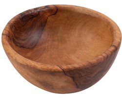 Bowls and Dishes Pure Olive Wood olijfhouten Schaal Ø 12 cm | cadeautip!