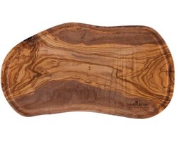 Bowls and Dishes Pure Olive Wood olijfhouten Steakplank | Borrelplank met sapgoot | BBQ plank 40 t/m 45 cm | cadeautip!