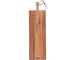 Bowls and Dishes Pure Teak Wood Borrelplank | Tapasplank | Serveerplank 69 x 20 x 2 cm | cadeautip!