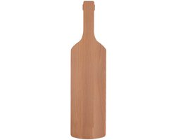 Bowls and Dishes | Puur Hout | Duurzaam | Beuken Wijnfles Borrelplank | Tapasplank | Borrelplank | Tapasplank | Serveerplank 39 cm (zonder logo)