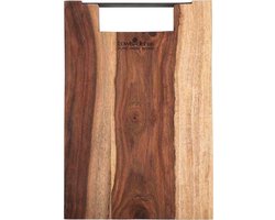 Bowls & Dishes Borrelplank - Tapasplank - Serveerplank - Hout - Met greep - 20 x 30 cm