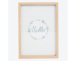 Box Frame Fotolijst Met Echt Glas | Fotomaat 21x30 cm (A4) | 2.5cm Diep | Posterlijst | A4 Fotolijst | 3D Fotolijst | Beige