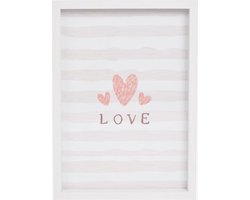 Box Frame Fotolijst Met Echt Glas | Fotomaat 21x30 cm (A4) | 2.5cm Diep | Posterlijst | A4 Fotolijst | 3D Fotolijst | Wit