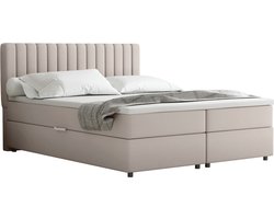 BOXBED Everest 160 x 200 cm tweepersoons met hoogwaardige Bonell-matras en topper