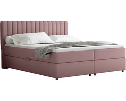 BOXBED Everest 180 x 200 cm tweepersoons met hoogwaardige Bonell-matras en topper