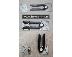 Boxpring.nl Koppelklem - Kunststof - Zwart