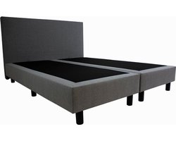 Boxspring 140 x 200 cm - Losse Boxspring - Tweepersoons - Grijs