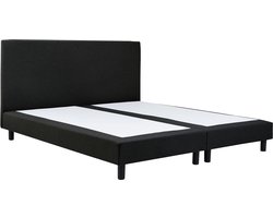Boxspring Basic - 160x200 - Boxspring - Hotel boxspring - Antraciet harde box - steviger ligcomfort