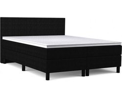 Boxspring Basic - 180x200 cm - Pocketvering - Skai Zwart