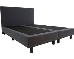 Boxspring Basic  2-persoons 140x200 cm Antraciet stof